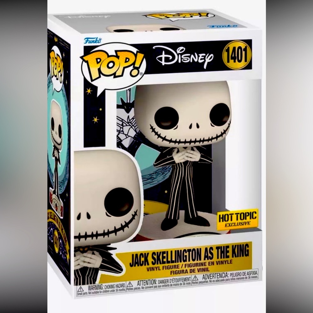 Funko The Nightmare Before Christmas Pop! Jack Skellington As The King HT